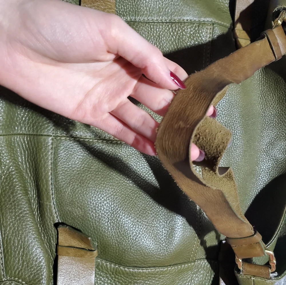 Michael Kors Green Leather Tote